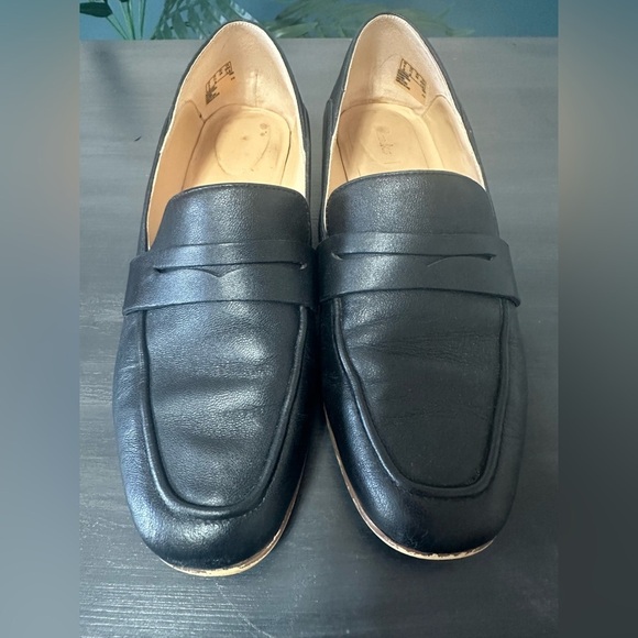 Clarks Shoes - Clarks Black Leather Slip-On Loafers